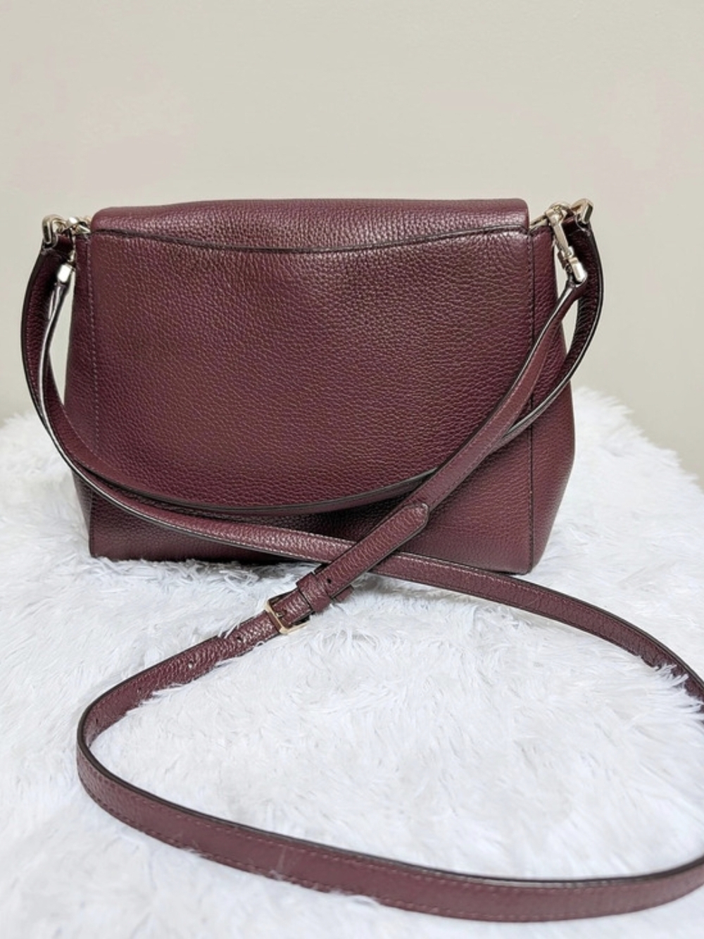 Kate Spade Leila Medium Flap Shoulder Bag – Genuine Leather - Picture 5 of 16